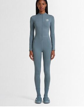 ✨NWT SKIMS x The North Face Refina Bodysuit Kyanite Size Small✨